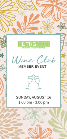 Wine Club Exclusive Summer Event | Sun Aug 16, 1:00pm